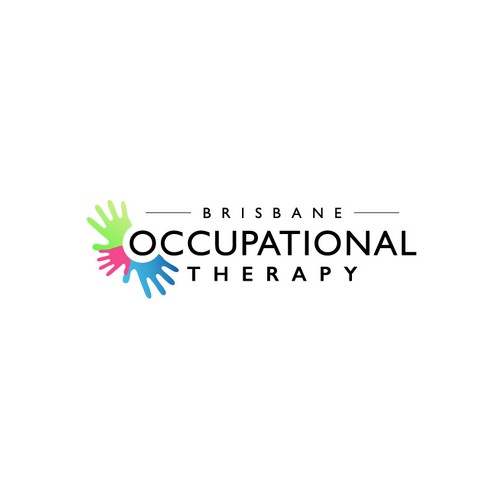 Caring design with the title 'Brisbane Occupational Therapy Logo Winner'