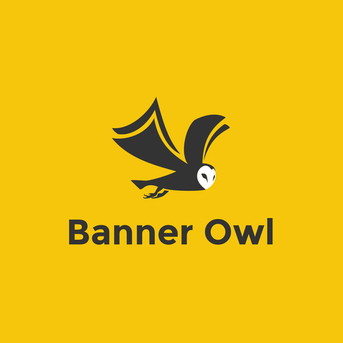 Banner logo with the title 'Design a cool logo for BannerOwl'