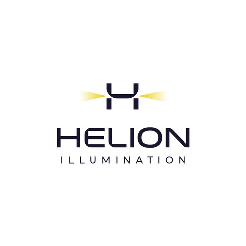 Illumination logo with the title 'Modern H logo for Illumination brand'