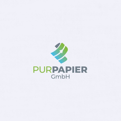 Paper design with the title 'Logo for PurPapier.'