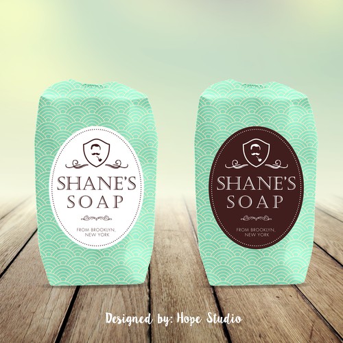 Soap packaging with the title 'Soap Label'