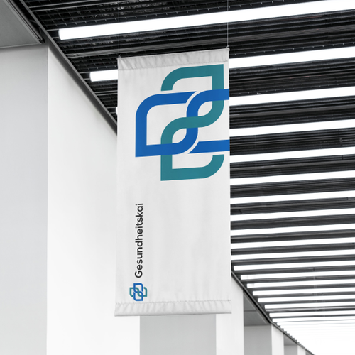 Pharmacy logo with the title 'Gesundheitskai Logo'