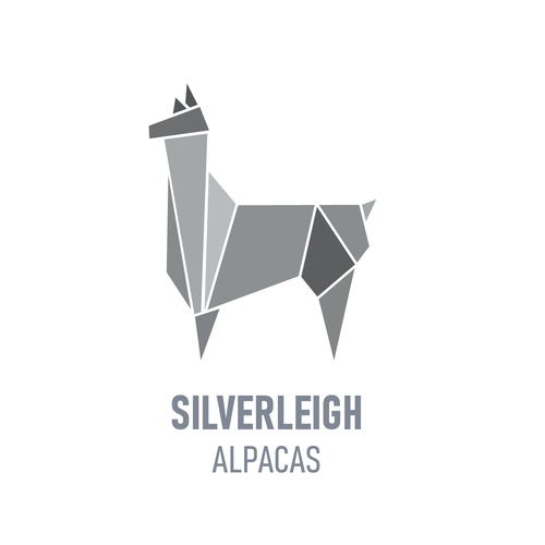 Yarn logo with the title 'Silverleigh Alpacas Logo'