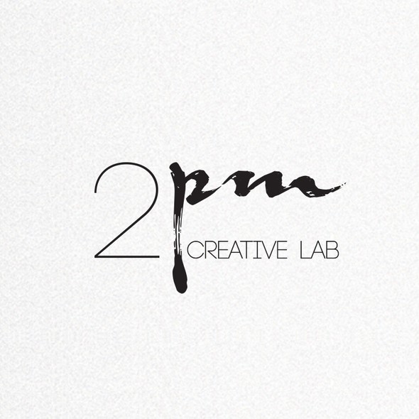 Paint design with the title 'minimal logo design'