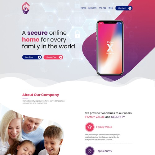 Bootstrap website with the title 'Web Design'