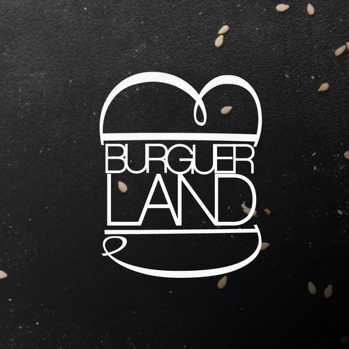 Hamburger logo with the title 'Isologo Burguer '