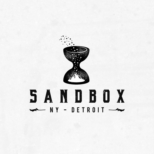 Film industry logo with the title 'Sandbox'