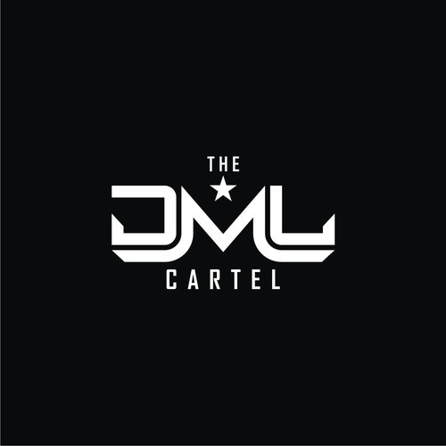 Band logo with the title 'THE DML CARTEL LOGO'