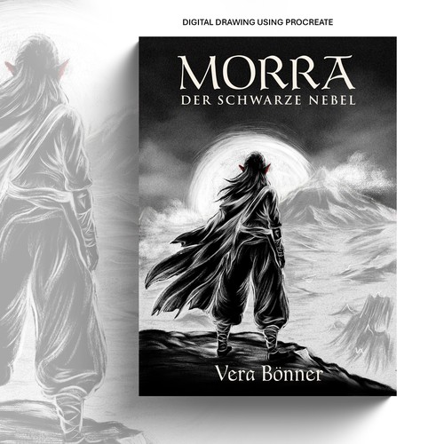 Drawing book cover with the title 'Morra Book Cover'