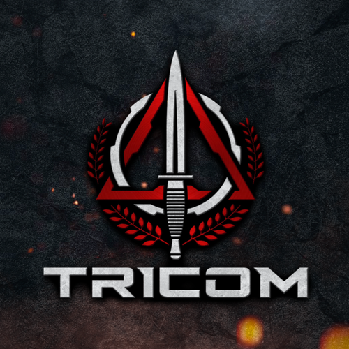 Disaster logo with the title 'Logo Design for " TRICOM training programs " '