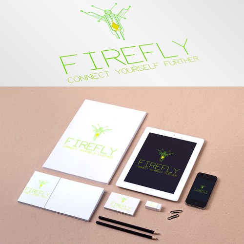 Stationery logo with the title 'Firefly'