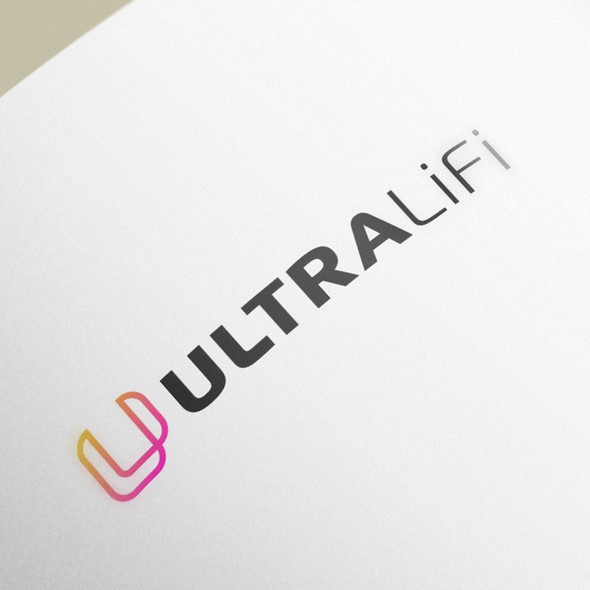 Optical design with the title 'UltraLiFi brand '