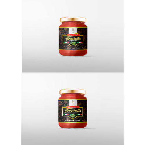 Tomato label with the title 'Tomato sauce'