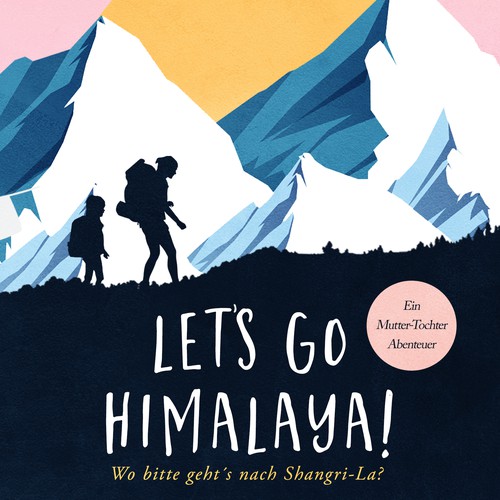 Art book cover with the title 'Lets go Himalaya'