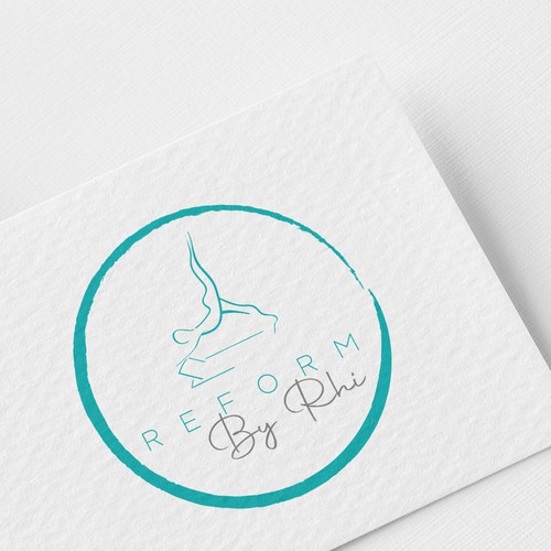 Pilates logo with the title 'pilates logo'