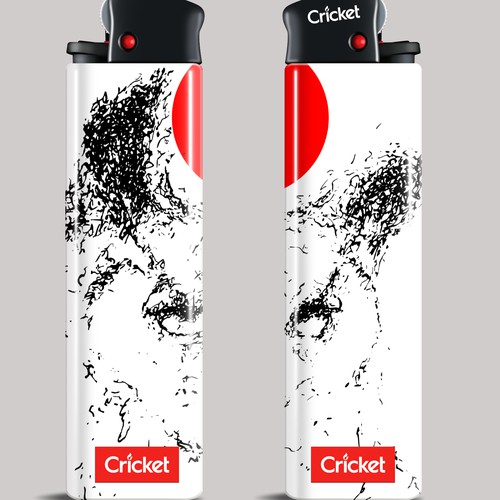 Cricket design with the title 'Cricket Lighter Design 01a'