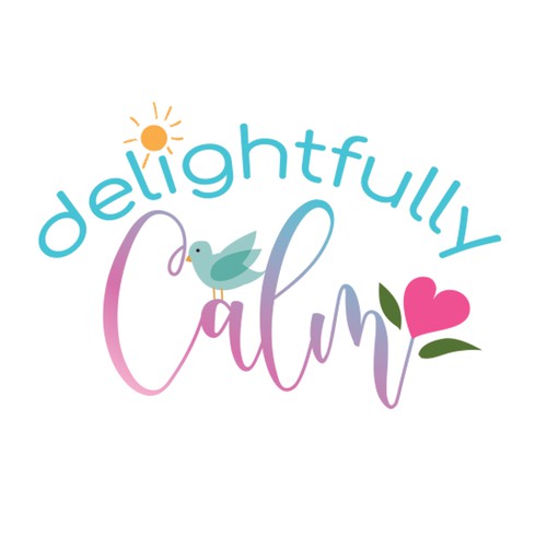 Bird logo with the title 'calm logo'