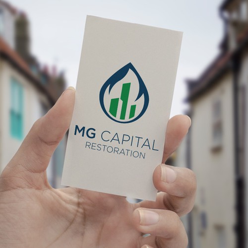 Commercial design with the title 'Logo for MG Capital.'