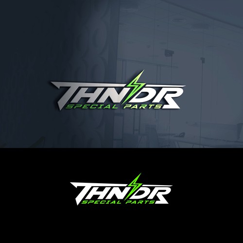 Scooter logo with the title 'thndr'