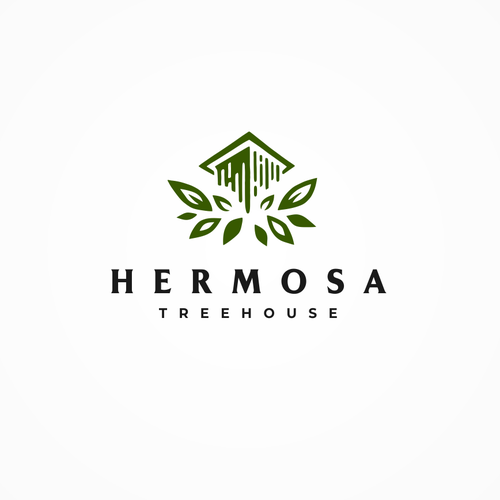 Treehouse logo with the title 'Hermosa Treehouse'