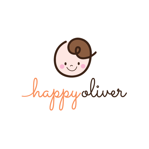Baby design with the title 'Create a cute logo for a new baby carrier brand'