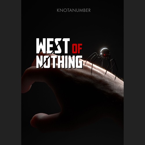 Spider design with the title 'Alternate design for book cover contest'