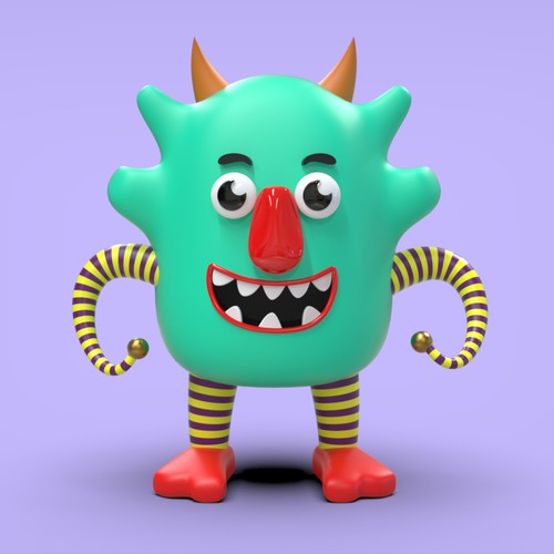 Playground design with the title 'Playground mascot'