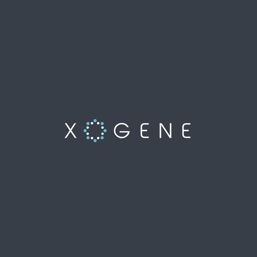 Masculine brand with the title 'Xogene Logo'