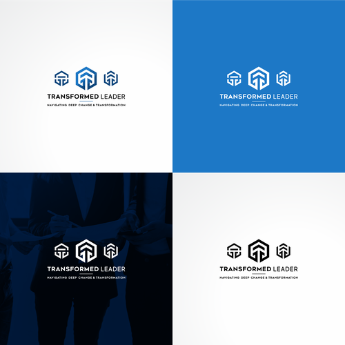 Leadership logo with the title 'TRANSFORMED LEADER'