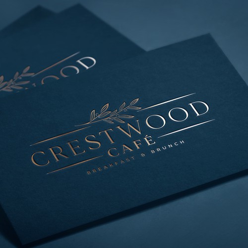 Floral design with the title 'Logo for a Breakfast & Brunch Restaurant'