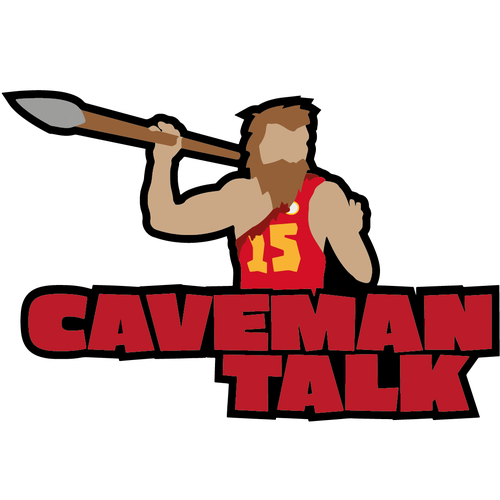 NFL design with the title 'Caveman Talk'