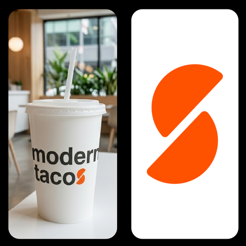 Modern design with the title 'Simple Modern design for a taco restaurant '