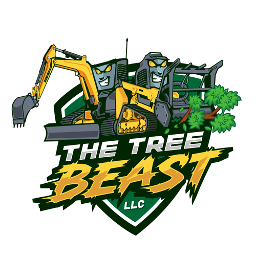 HVAC logo with the title 'Aggresive Logo Design for Land Management Company'