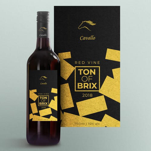 Vine design with the title 'vine label'