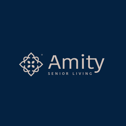 A design with the title 'Amity Senior Living'