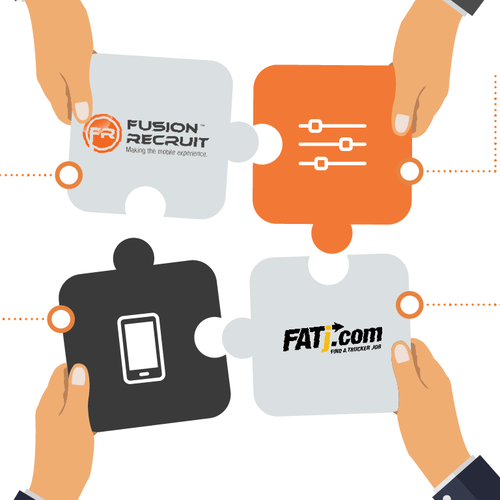 Presentation artwork with the title 'Infographic FATJ'