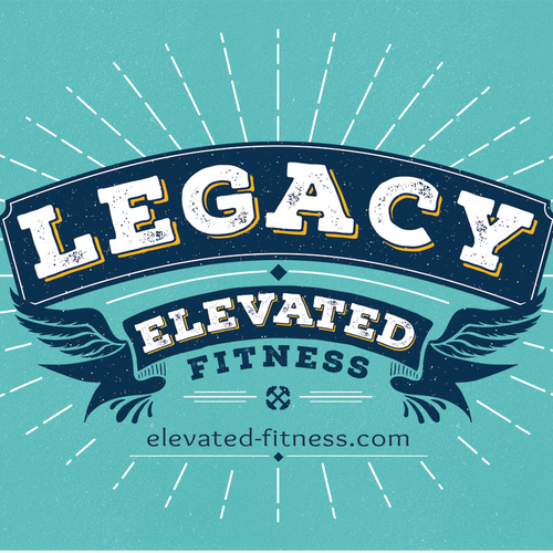 Fitness t-shirt with the title 'A dynamic, retro-styled t-shirt to reward long-standing fitness clientele'