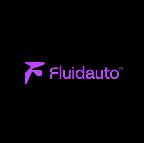 Fluid design with the title 'Fluidauto Logo'