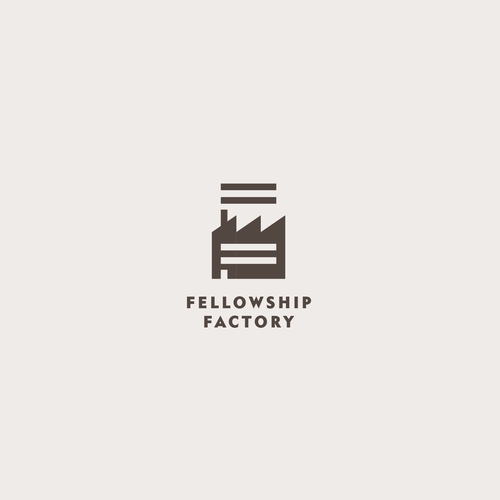 Factory design with the title 'Logo concept for 'Fellowship Factory''