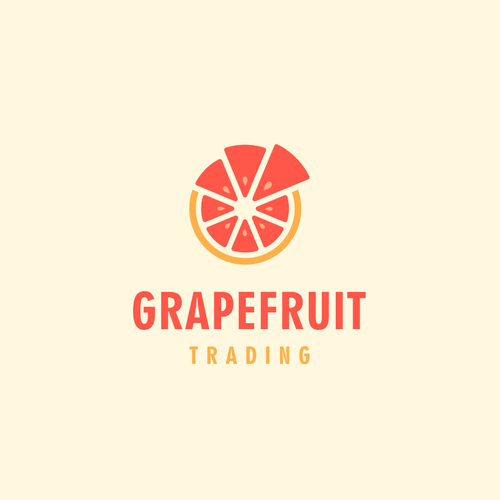 Grape logo with the title 'GRAPEFRUIT + TRADING'