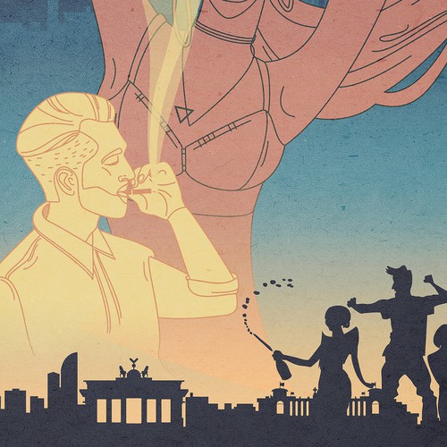 Image illustration with the title 'illustration poster'