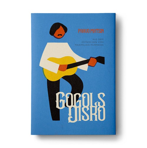 Modern book cover with the title 'Gogols Disko - Paavo Matsin'