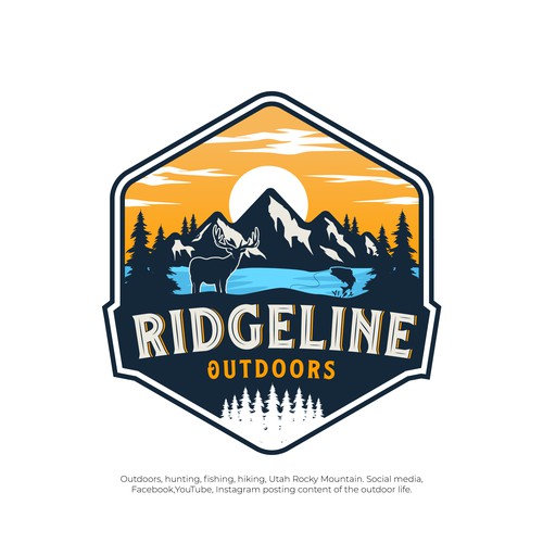 Mountain logo with the title 'OUTDOORS'