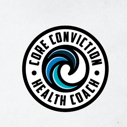 Fitness brand with the title 'emblem logo for health and fitness coaches'