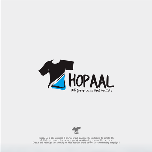 T-shirt brand with the title 'HOPAAL'