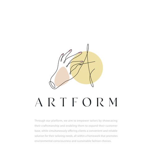 Tailor design with the title 'Art Form'