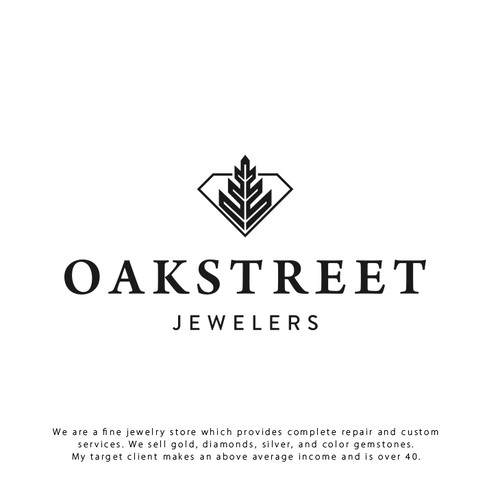 Jewel design with the title 'Jewelers Logo'