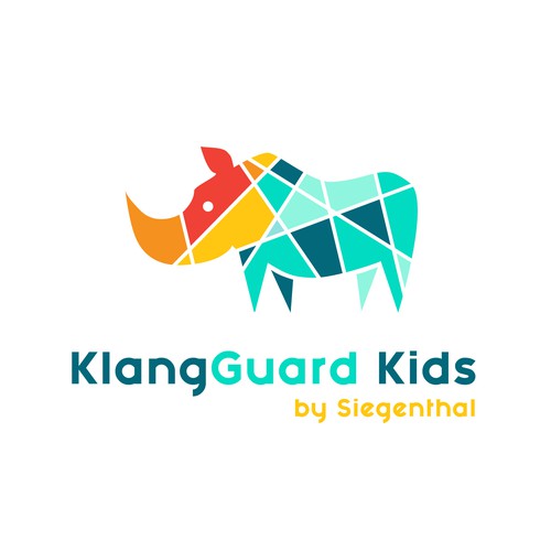 Rhino logo with the title 'Klang Guard Kids'