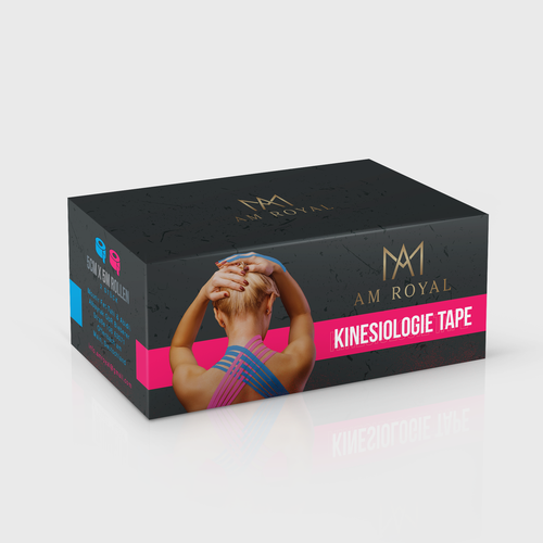 Sport packaging with the title 'kinesiology-tape'