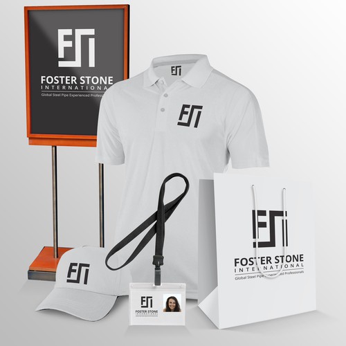 Steel design with the title 'Foster Stone'